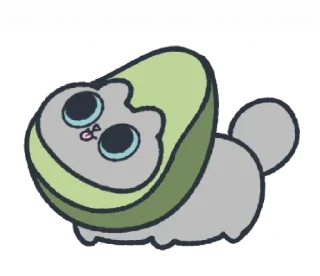 🥑 emoji @ikmut. ♡ Telegram sticker 13 of 40