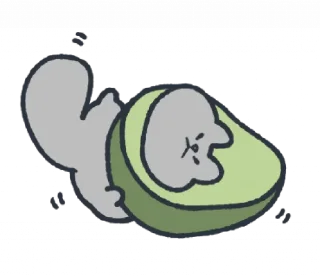 🥑 emoji @ikmut. ♡ Telegram sticker 20 of 40