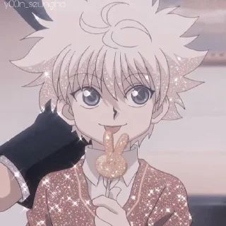 🍭 emoji killua @wallgun Telegram sticker 6 of 43