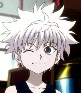 😉 emoji killua @wallgun Telegram sticker 12 of 43