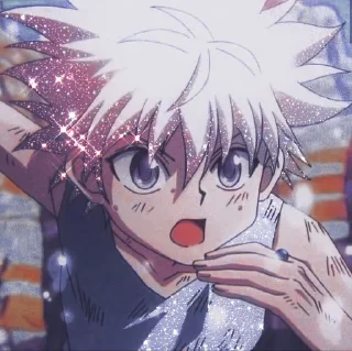 🦋 emoji killua @wallgun Telegram sticker 1 of 43