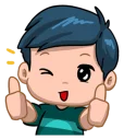 👍 emoji LDR Couple Story @Tikelmu Telegram sticker 21 of 81