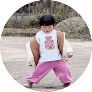 🫥 emoji 小孩表情包点击 @shayudidibiaoqing Telegram sticker 18 of 49