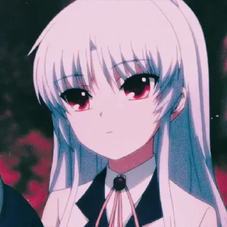 🤍 emoji Tachibana Kanade Telegram sticker 17 of 21