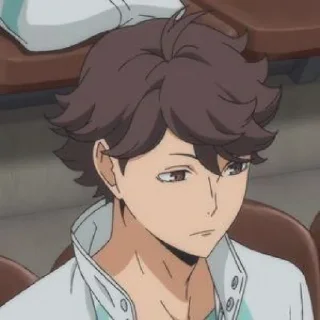 😏 emoji Oikawa @stickergojo Telegram sticker 9 of 12