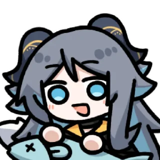 😄 emoji 龙娘水神 @zhaxia_cn Telegram sticker 11 of 80