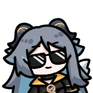 😎 emoji 龙娘水神 @zhaxia_cn Telegram sticker 6 of 80
