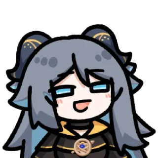 😁 emoji 龙娘水神 @zhaxia_cn Telegram sticker 22 of 80