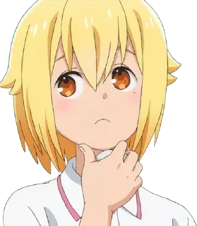 🤔 emoji Anime Stickers ~ @grup_anime_random Telegram sticker 11 of 90