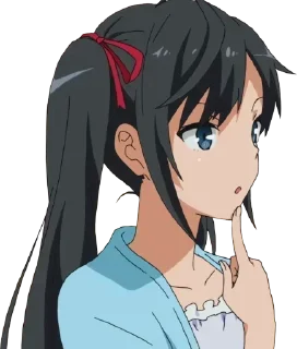 🤔 emoji Anime Stickers ~ @grup_anime_random Telegram sticker 18 of 90