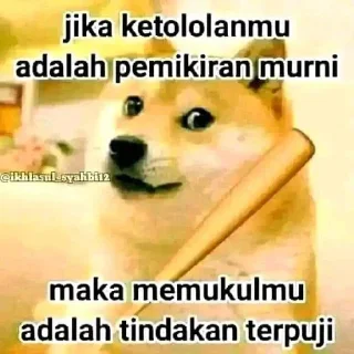 🤡 emoji @seraphiimm Save aj. Yang punya ga gigit Telegram sticker 7 of 120