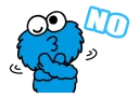 Sticker from Sesame Street