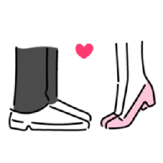 👩‍❤️‍👨 emoji minimalist's love | @cutestickers4you Telegram sticker 17 of 40