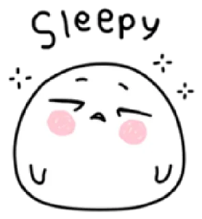 🥱 emoji Milkball | @cutestickers4you Telegram sticker 14 of 32