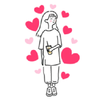 🥰 emoji minimalist's love | @cutestickers4you Telegram sticker 1 of 40