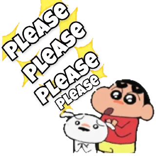 🙏 emoji SHINCHAN Telegram sticker 13 of 19