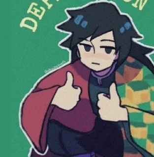 👍 emoji Tamioka Gama Telegram sticker 10 of 17