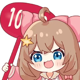 👊 emoji 嘉然1期装扮动态表情 @Rosmontis_Daily Telegram sticker 19 of 27