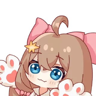 😺 emoji 嘉然1期装扮动态表情 @Rosmontis_Daily Telegram sticker 9 of 27