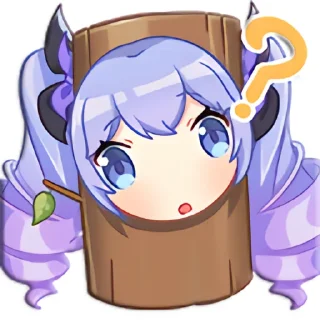 🌳 emoji 向晚2.0装扮表情 @Rosmontis Telegram sticker 14 of 26