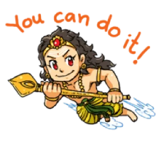 👍 emoji Kartikeya & Ganesha • @HinduStickers Telegram sticker 11 of 41