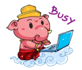 👨‍💻 emoji Kartikeya & Ganesha • @HinduStickers Telegram sticker 12 of 41