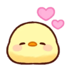 Sticker from cute chick Emoji
