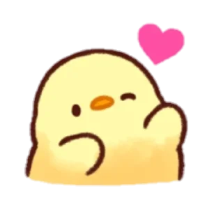 😘 emoji cute chick Emoji Telegram sticker 21 of 32