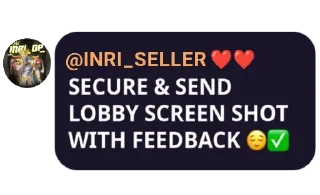 Sticker from INRI ACCOUNT STORE