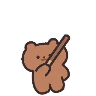 🪄 emoji @ikmut: Choco Bear. ♡ Telegram sticker 11 of 19