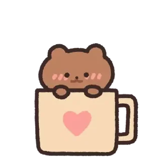 🧸 emoji @ikmut: Choco Bear. ♡ Telegram sticker 16 of 19