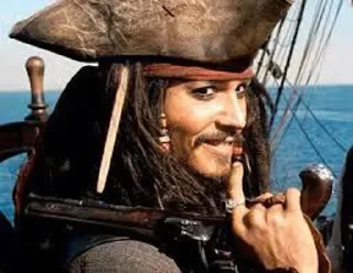🌚 emoji Captain Jack sparrow Telegram sticker 14 of 31