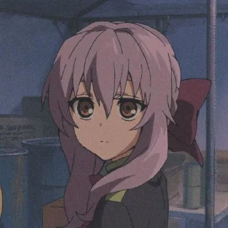 🐨 emoji Shinoa Hiiragi @SayuOgiwara22 Telegram sticker 13 of 23