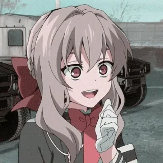 🐨 emoji Shinoa Hiiragi @SayuOgiwara22 Telegram sticker 14 of 23