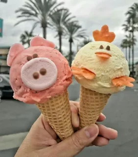 🍨 emoji Ice cream @stiker_makanan Telegram sticker 8 of 31
