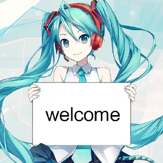 Sticker from anime