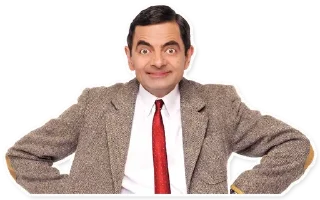 👀 emoji Mr. Bean Telegram sticker 6 of 31