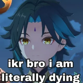 🤓 emoji Genshin memes Telegram sticker 8 of 100