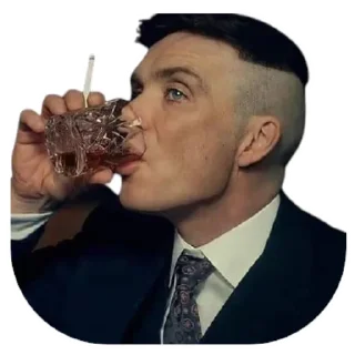 🍻 emoji Thomas Shelby @Stickersey Telegram sticker 21 of 35