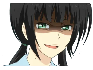 😏 emoji Anime Smug • @AnimeCrunch_Stickers Telegram sticker 18 of 65
