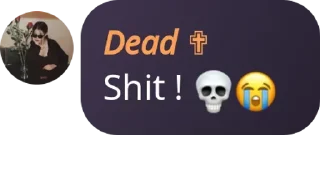 Sticker from Dead