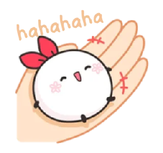 😂 emoji chick & bunny | @cutestickers4you Telegram sticker 6 of 20