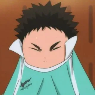 😜 emoji Meme haikyuu @crystalstickers Telegram sticker 24 of 77