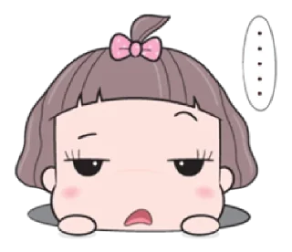 😑 emoji plumpy baby | @cutestickers4you Telegram sticker 10 of 40