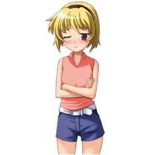 🌟 emoji Houjou Satoko @encothird Telegram sticker 20 of 48