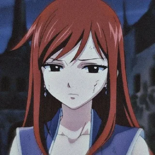🪐 emoji Erza Scarlet➹By : @Relaynime Telegram sticker 15 of 25