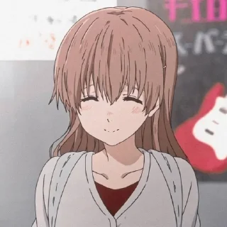 🖤 emoji shoko nishimiya Telegram sticker 16 of 21