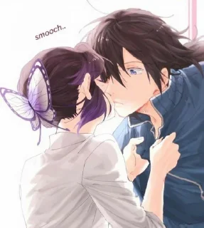 💜 emoji Shinobu x Giyuu Dilly's Telegram sticker 11 of 58