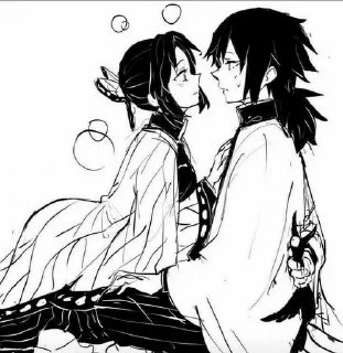 💜 emoji Shinobu x Giyuu Dilly's Telegram sticker 14 of 58