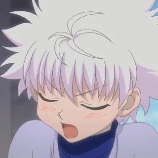 😳 emoji 💢KILLUA💢 @STICKER_LEE Telegram sticker 14 of 27